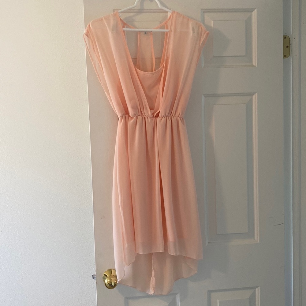 Charlotte Russe blush dress